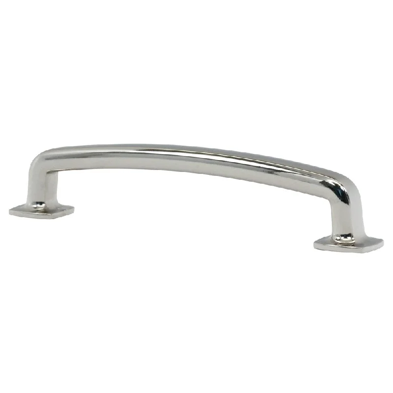 10 Pack Industrial 5-1/32" Centers Polished Nickel Cabinet Pull Handle