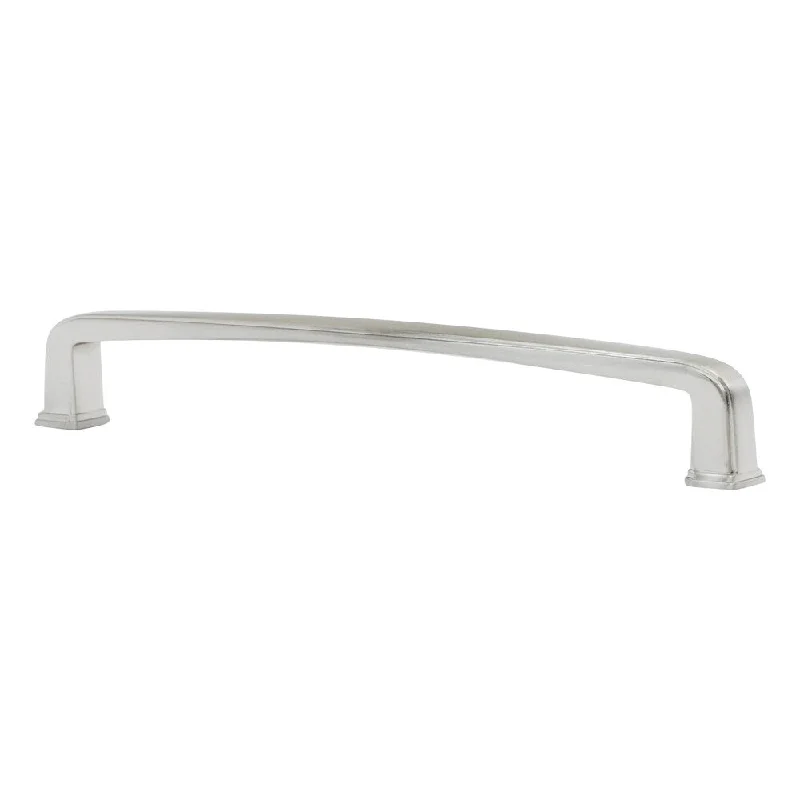 10 Pack Transitional 6-5/16" Centers Brushed Nickel, Cabinet Pull