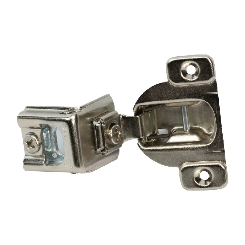 2 Pack 110 Degree Compact 39C Series 1-1/2" Overlay Screw-On Self-Closing Cabinet Hinge