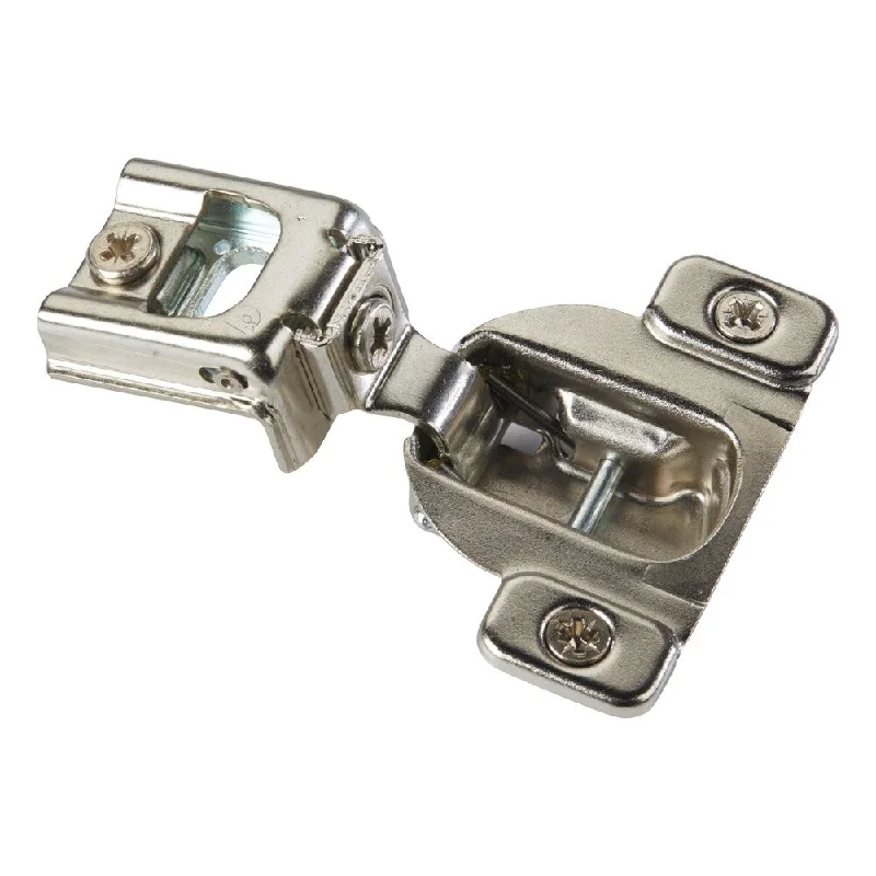 2 Pack 110 Degree Compact 39C Series 1" Overlay Press-In Self-Closing Cabinet Hinge