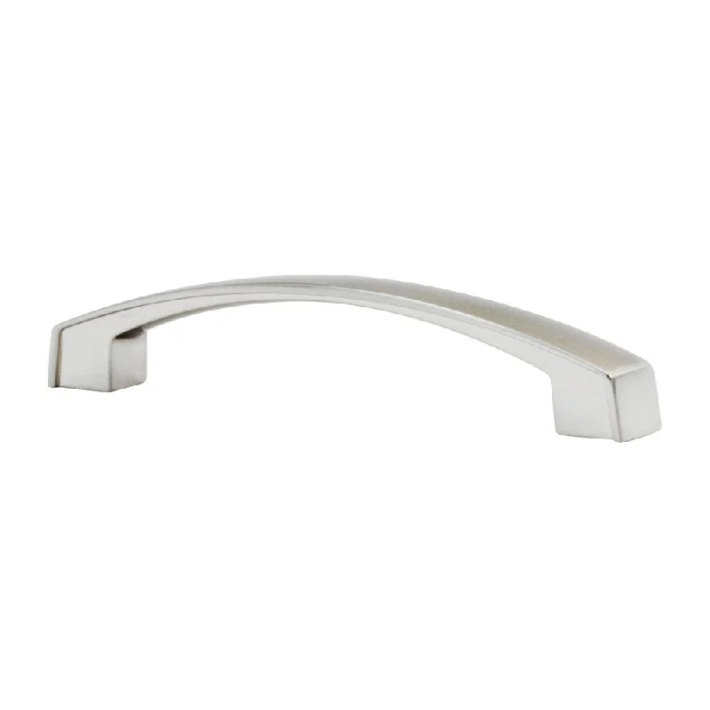 2 Pack Bow 5-1/32" Centers Brushed Nickel Cabinet Pull Handle