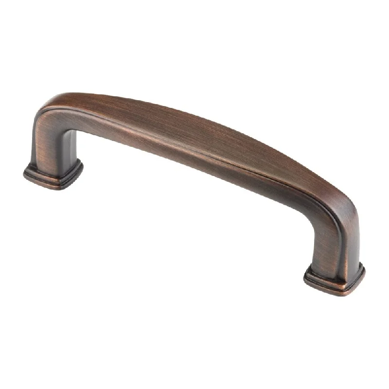 25 Pack Modern 3" Brushed Oil-Rubbed Bronze Cabinet Pull Length 3-1/2"