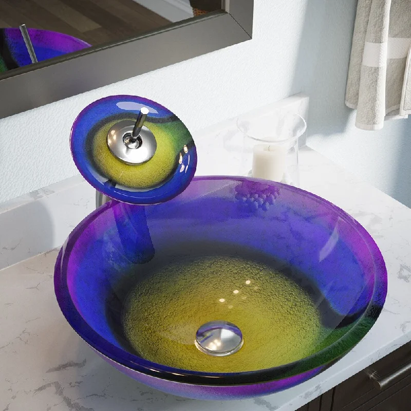 619 Frosted Rainbow Sink, BrushedNickel Faucet,SinkRing,PopupDrain