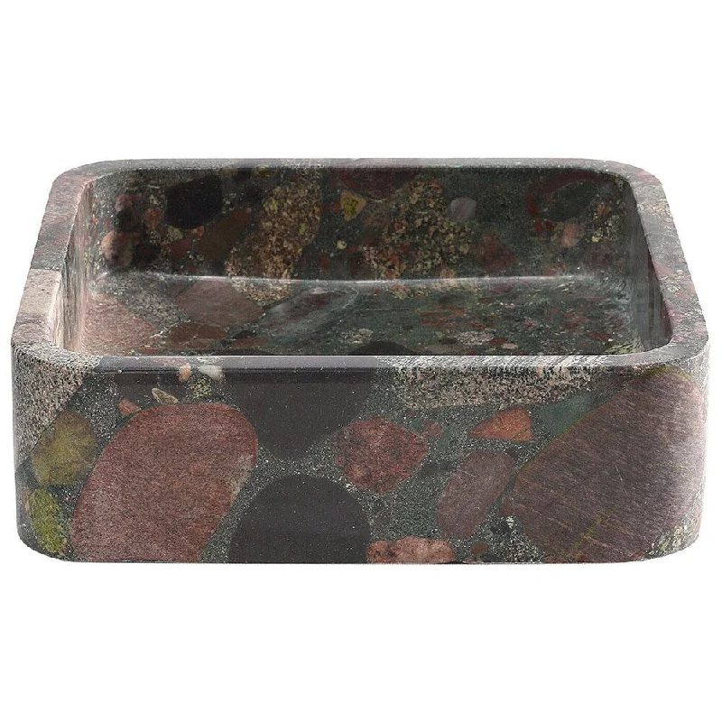 AA Warehousing 'Roni' Multi-color Square Stone Sink