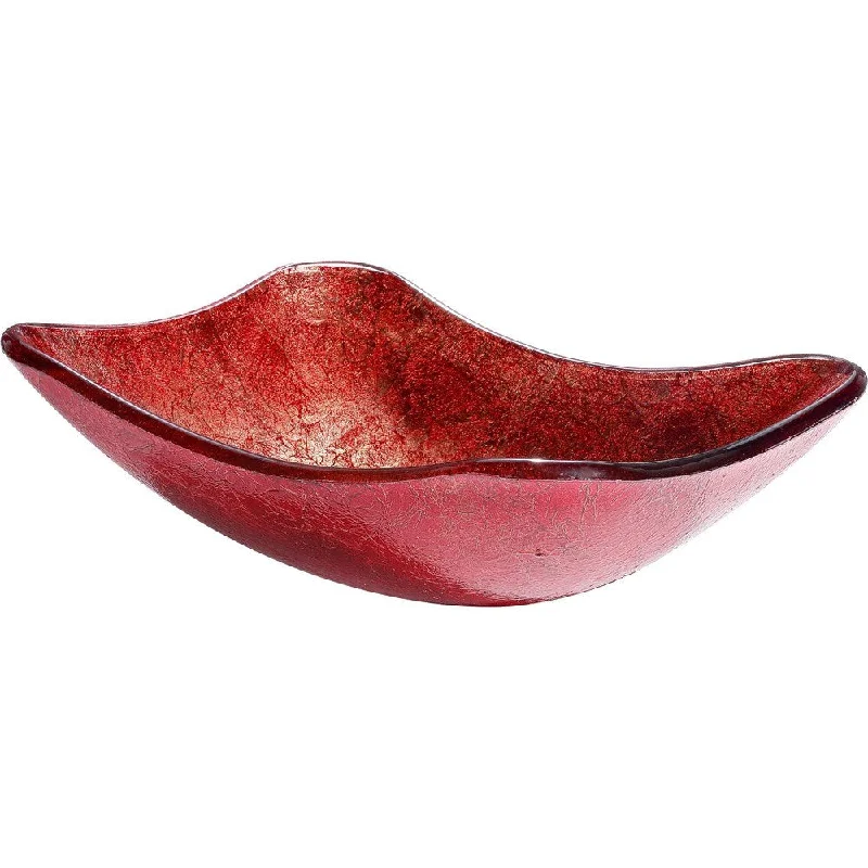 AA Warehousing Voler Metallic Firey Red Vessel Sink