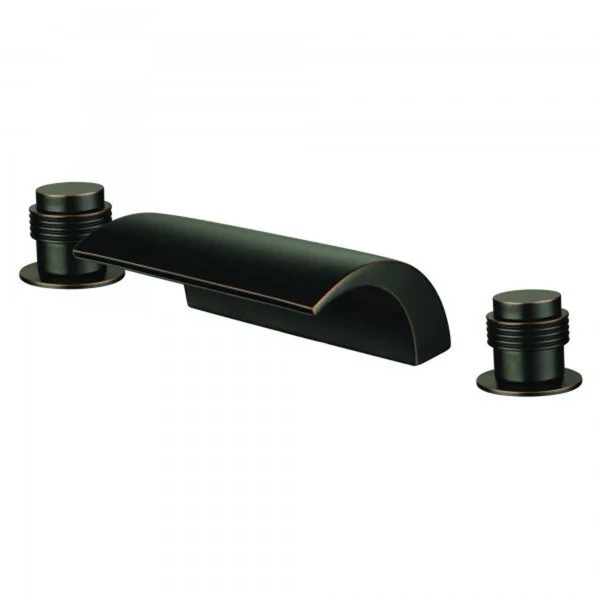 AA Warehousing 'Weldon' Oil Rubbed Bronze Widespread Tub Faucet