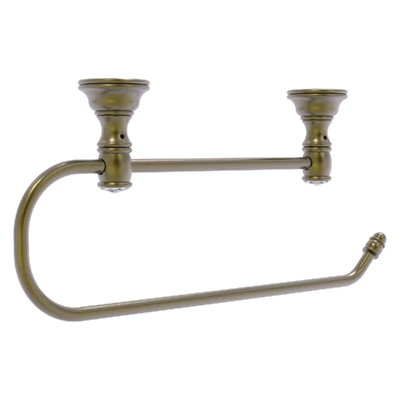 Allied Brass Carolina Crystal Collection Under Cabinet Paper Towel Holder