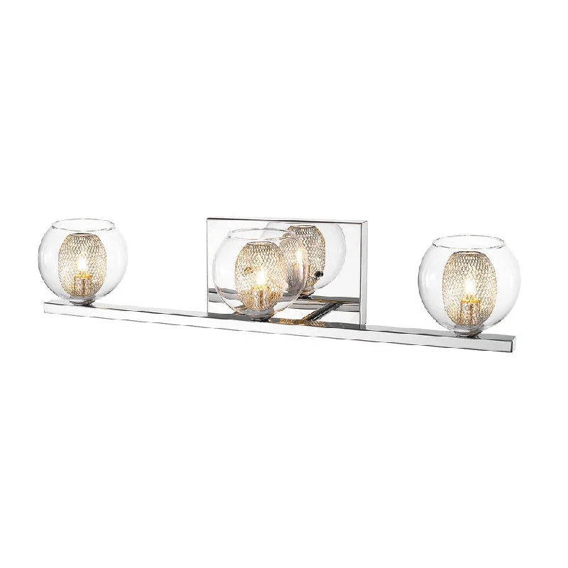 Avery Home Lighting Auge 3-light Chrome Vanity