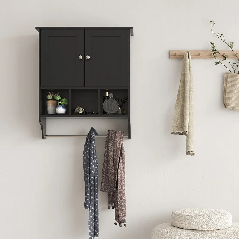 Bathroom Medicine Cabinet, Fully Functional Storage Cabinet, Wall-Mounted, Saving Valuable Floor Space