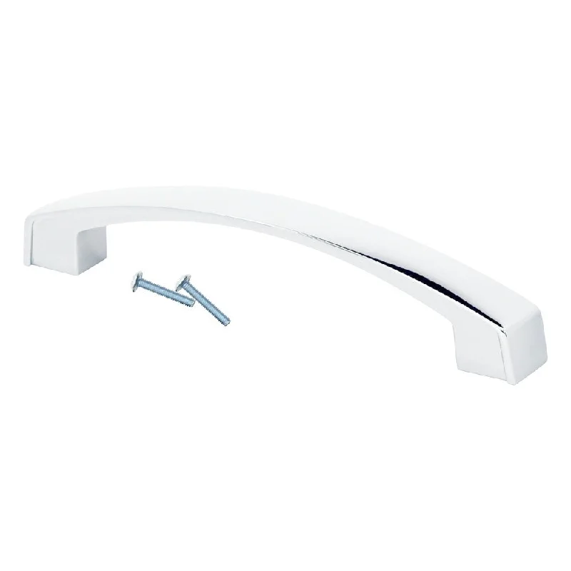 Bow Style 5-1/32" Centers Chrome Cabinet Hardware Pull Handle