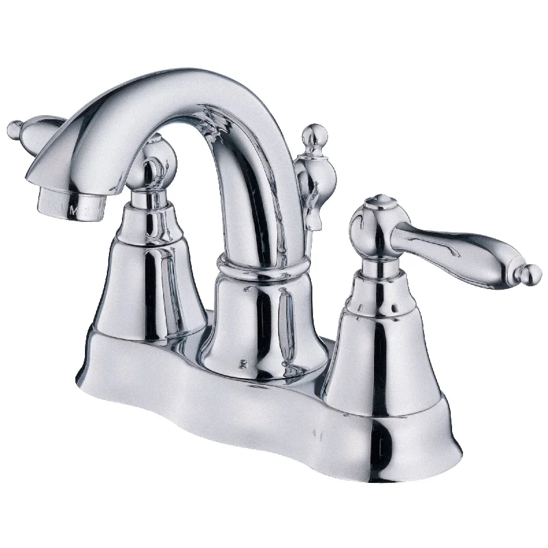 Danze Fairmont Chrome Two Handle Centerset Bathroom Faucet with Drain