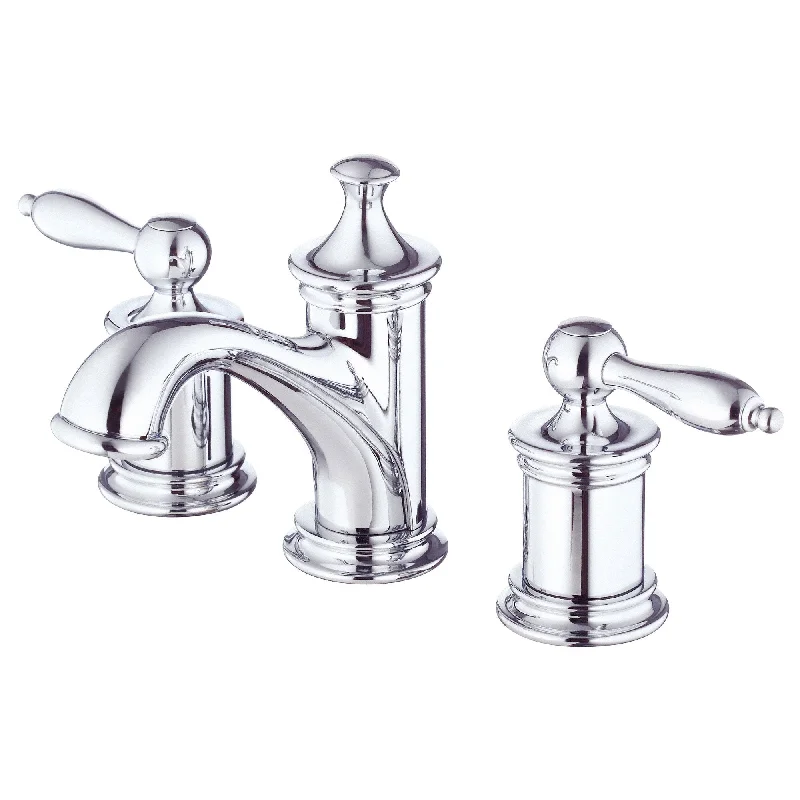 Danze Prince Chrome Widespread Bathroom Sink Faucet with Touch Down Drain