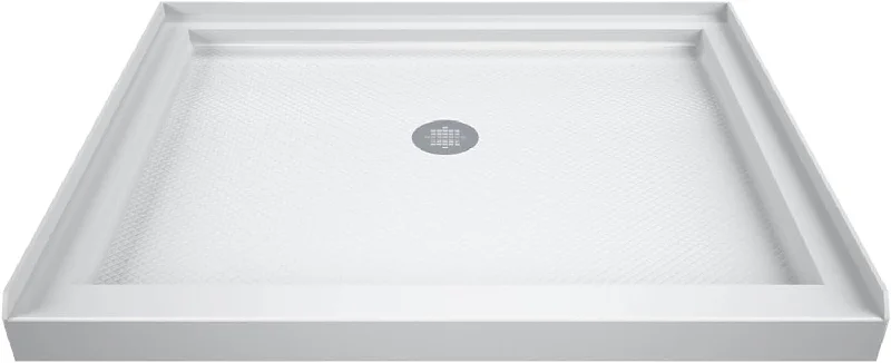 DreamLine SlimLine 32 in. D x 32 in. W x 2 3/4 in. H Shower Base in White - $120