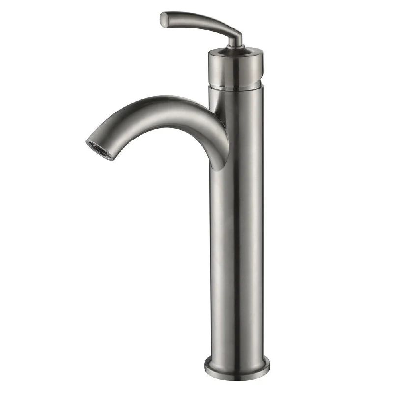 Brushed Nickel Finish Faucet+Sink