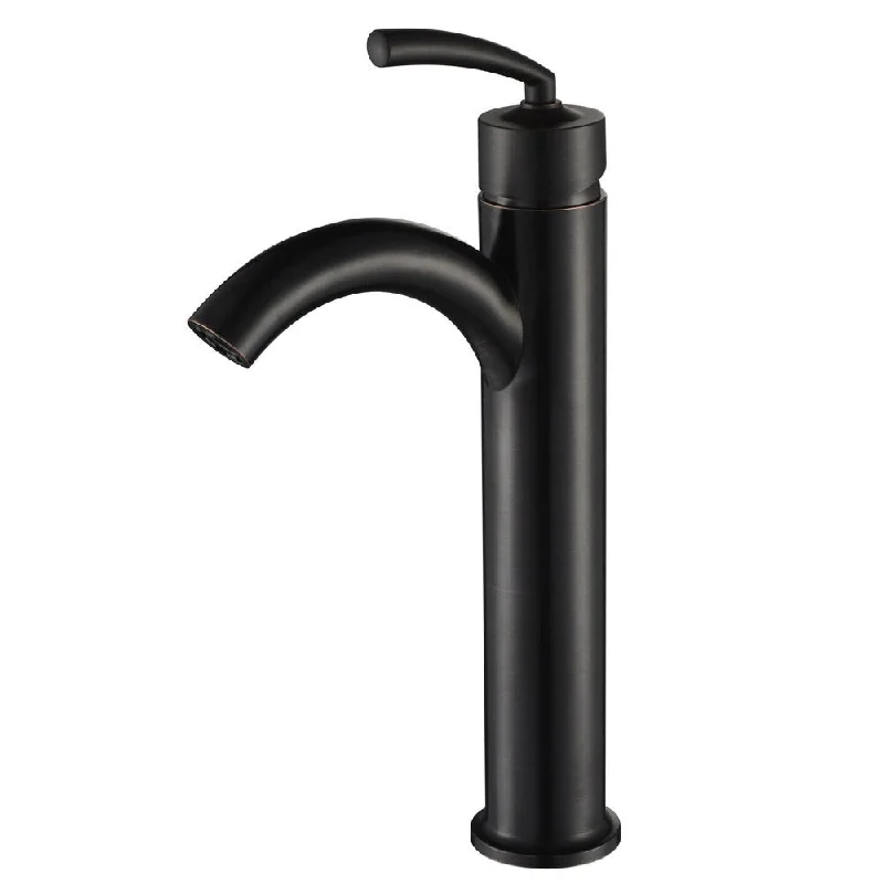 Oil Rubbed Bronze Finish Faucet+Sink