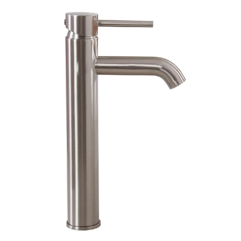 Brushed Nickel Finish Faucet+Sink