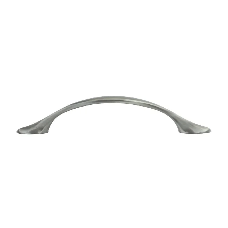 Flare 3-3/4" (96mm) Centers Brushed Nickel Cabinet Pull Handle