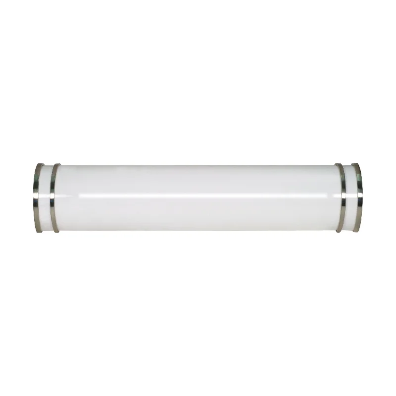 Glamour LED 25 inch Vanity Fixture Brushed Nickel Finish CCT Selectable 3K/4K/5K - Brushed Nickel