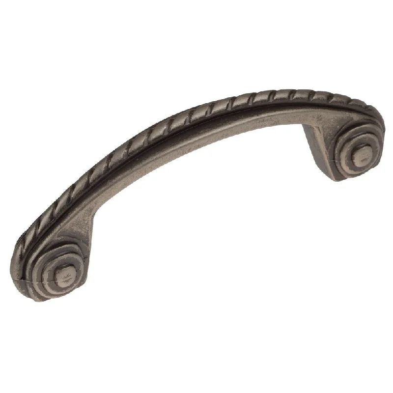 GlideRite 3-inch Weathered Nickel Rope Arch Cabinet Pull (Pack of 10 or 25)