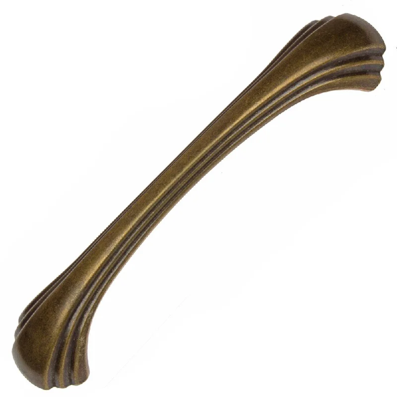 GlideRite 4.5-inch CC Antique Brass Shell Cabinet Pulls (Case of 10)