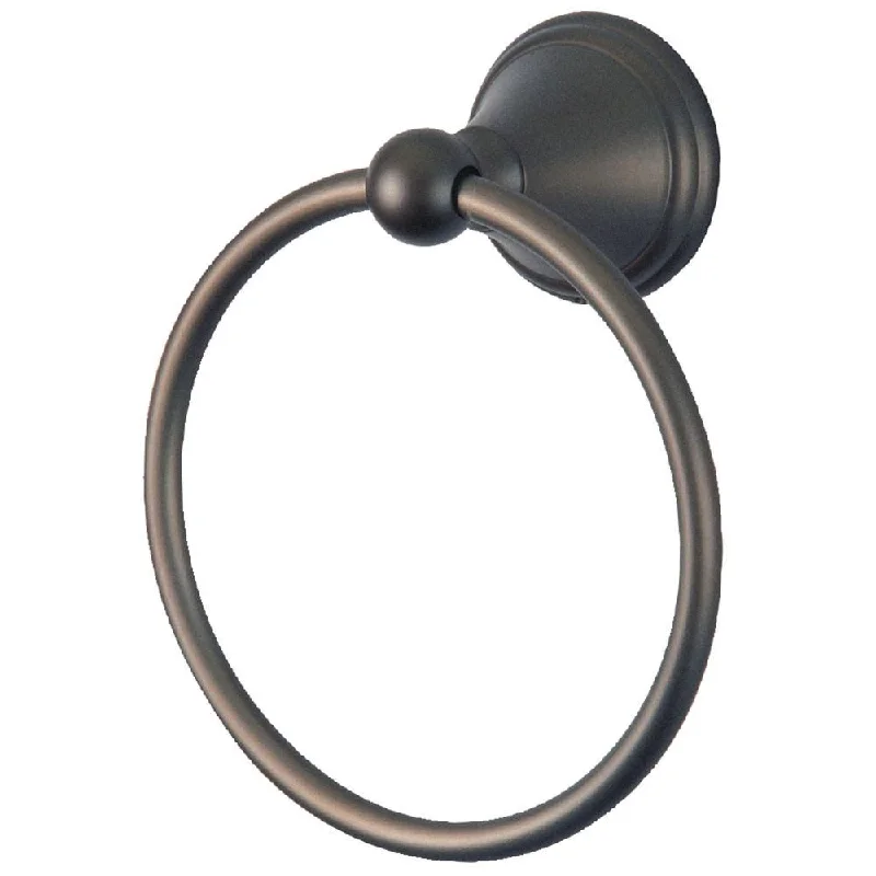 Kingston Brass Silver Sage Oil Rubbed Bronze 6" Hand Towel Ring Rack BA2974ORB