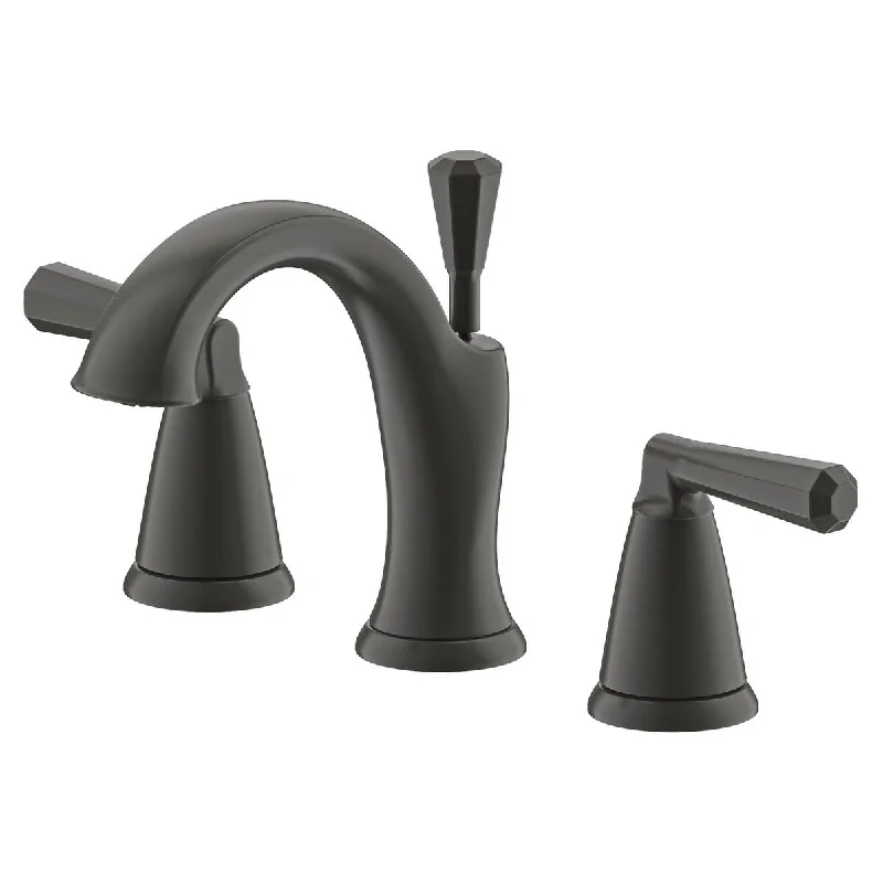 Liege 8 in. Widespread Bathroom Faucet in Matte Black