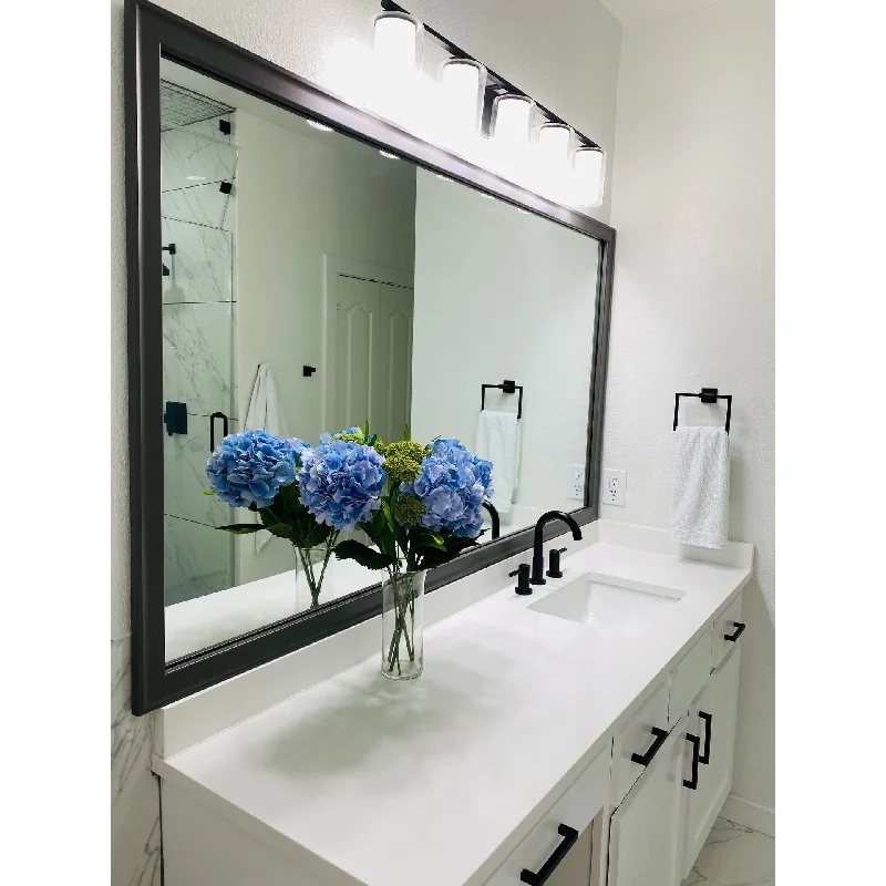 Morgan Black Framed Vanity Mirror