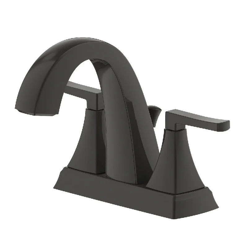 Opera 4 in. Centerset Bathroom Faucet in Matte Black