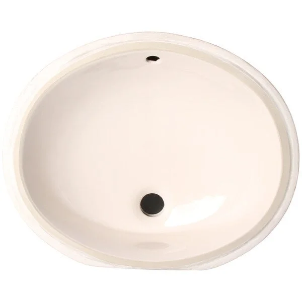 Phoenix Almond Vitreous Porcelain 13-inch Undermount Bathroom Sink