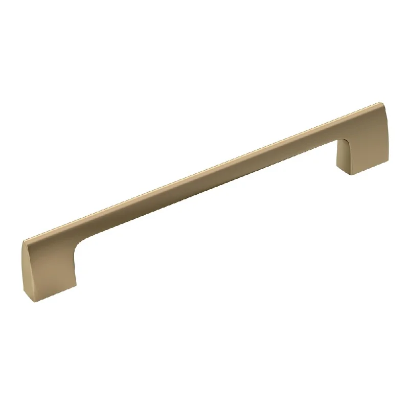 Riva 6-5/16 in (160 mm) Center-to-Center Golden Champagne Cabinet Pull - Golden Champagne - 6 5/16 in. Center-to-Center