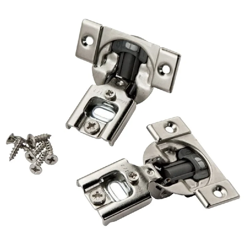 Rok Hardware 10 Pack Blum 105 Degree Compact 38N Series Blumotion 1/2" Overlay Screw-On Soft-Closing Cabinet Hinge