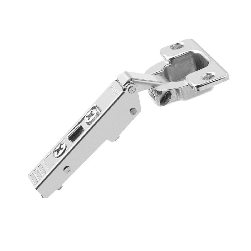 Rok Hardware 25 Pack 120 Degree Straight Arm Clip Top Overlay Screw-On Self Closing Self Close Cabinet Hinge