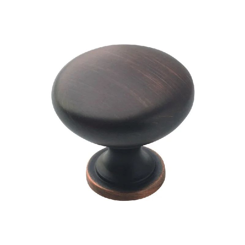 Rok Hardware Amerock BP53005ORB Oil-Rubbed Bronze 1.25-inch Round Cabinet Hardware Knobs (Pack of 25)