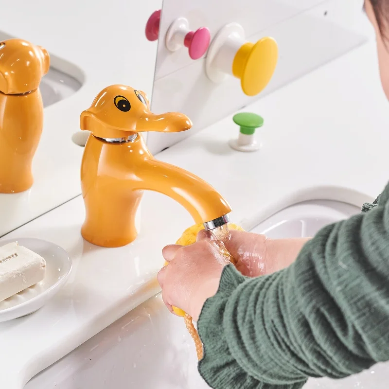 Single Handle Waterfall Bathroom Faucet For Children