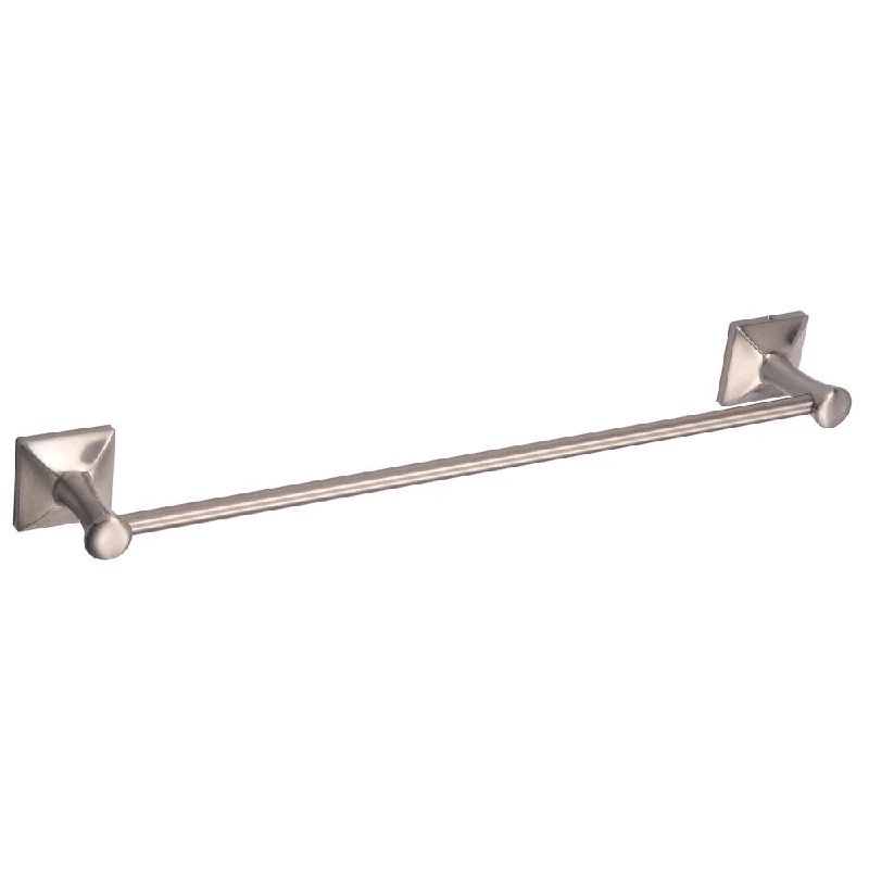 Ultra Faucets UFA21023 18" Brushed Nickel Transitional Towel Bar