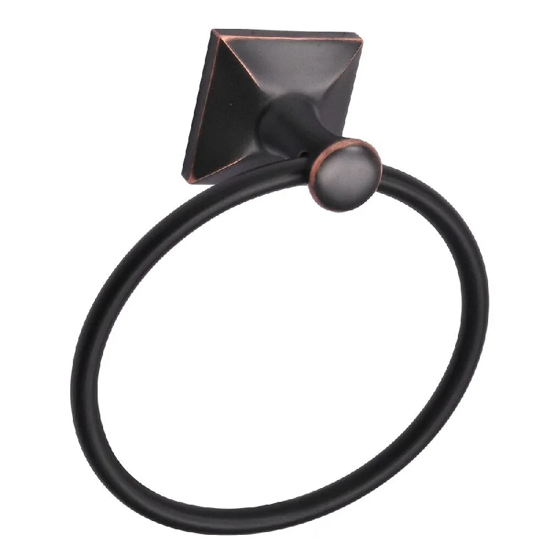 Ultra Faucets UFA41025 Oil Rubbed Bronze Transitional Towel Ring