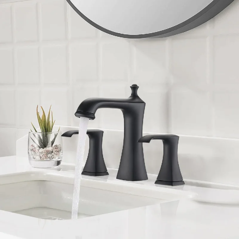 Widespread Double Handles Bathroom sink Faucet 