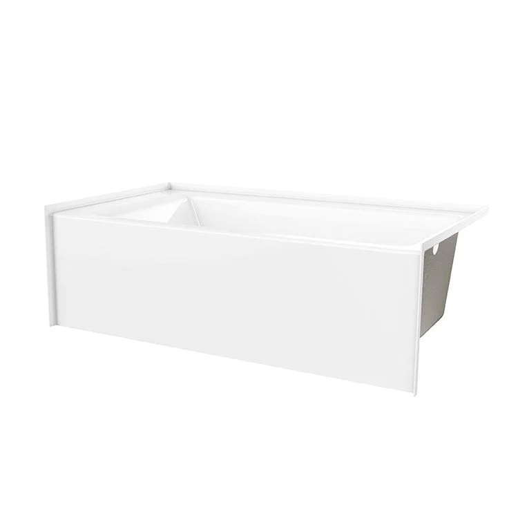 Soaking Tub Alcove Left Drain Linen Rectangle 52 Gallons 60 x 32 x 18 Inch