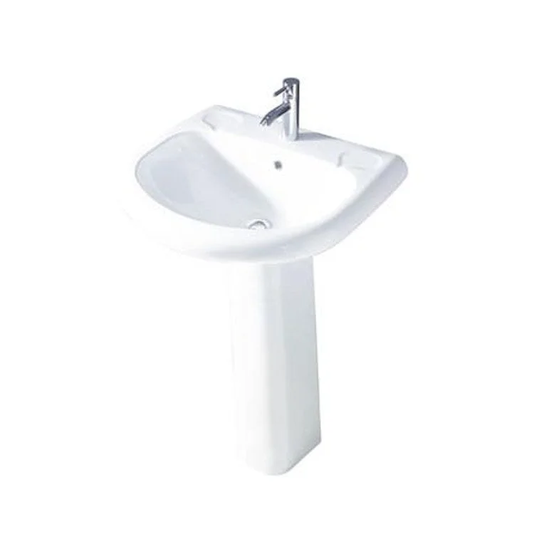 Pedestal Lavatory Orient 660 White Round