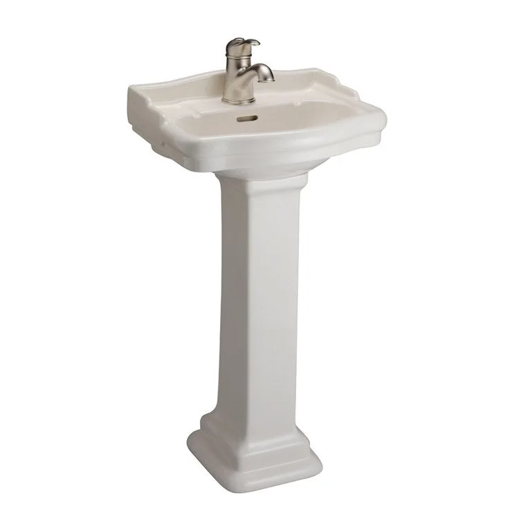 Pedestal Lavatory Stanford 460 Bisque Oval