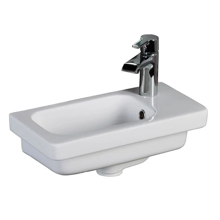 Lavatory Sink Resort 450 Wall Hung 8-5/8 Inch White