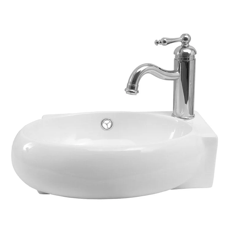 Lavatory Sink Molly Wall Hung 16 Inch White