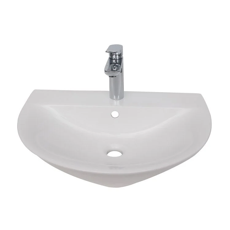 Lavatory Sink Morning 500 Wall Hung 15-3/4 Inch White