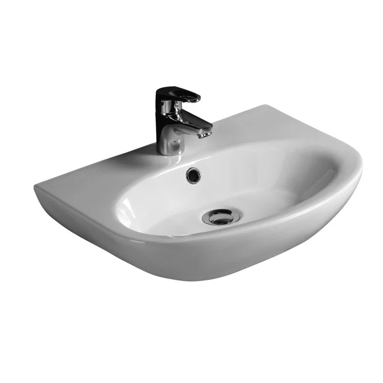 Lavatory Sink Infinity 500 Wall Hung 19-3/4 Inch White