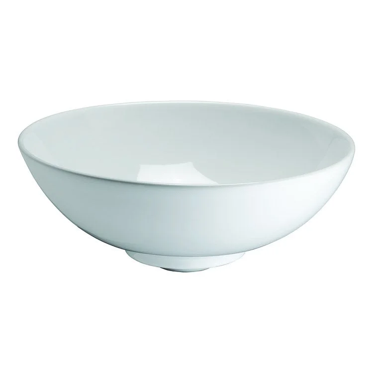 Vessel Diana Above Counter 16-3/4 Inch White Fireclay