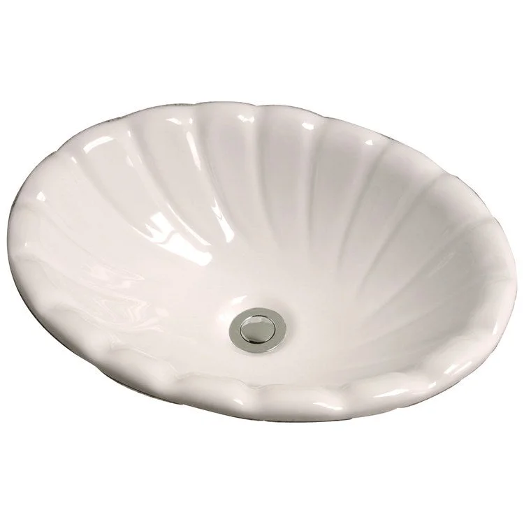 Lavatory Sink Corona Drop In 17-3/8 Inch Bisque