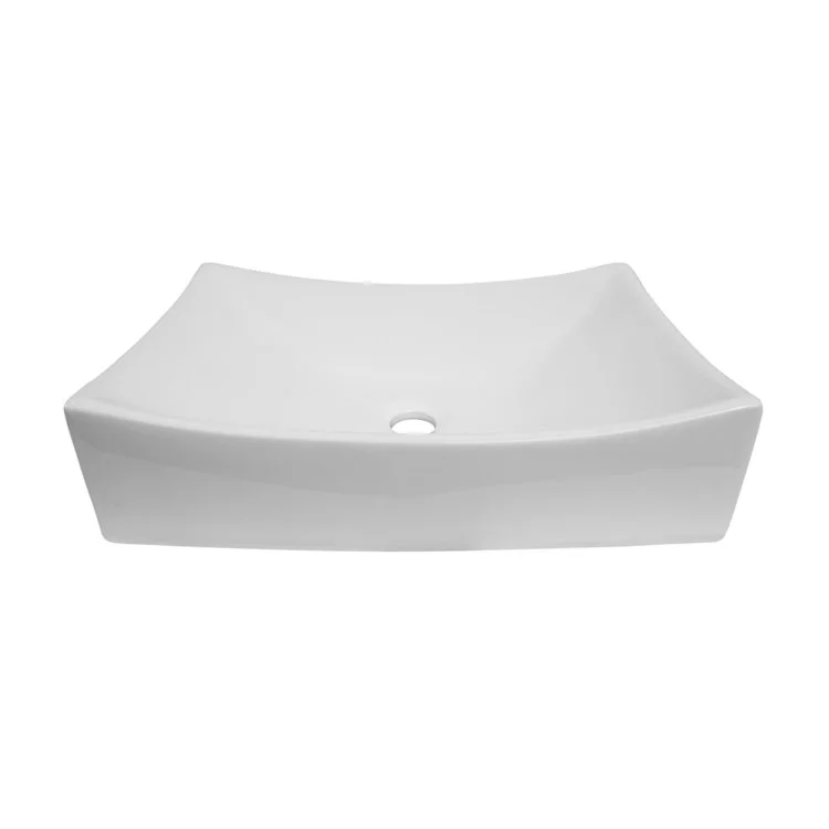 Vessel Styx 510 Above Counter Rectangle 20-3/8 Inch White Vitreous China