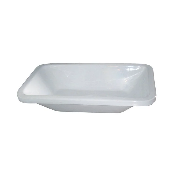 Vessel Santa Fe Above Counter 22 Inch White Vitreous China