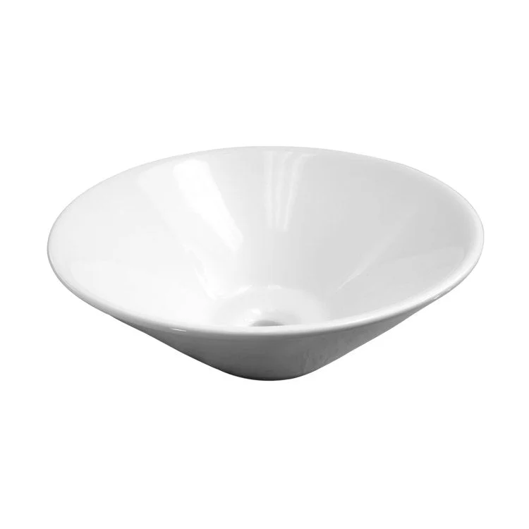 Vessel Dana Above Counter Oval 17 Inch White Vitreous China