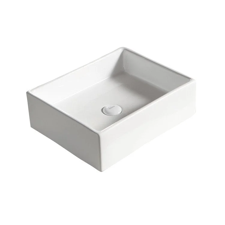 Lavatory Sink Redkey Above Counter 18-1/2 Inch Rectangle White